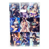 10pcsset ff7 tifa lockhart acg h sexy toys hobbies hobby collectibles game collection anime cards