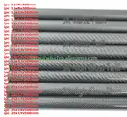 Трубка из углеродного волокна, 2 шт., 3k, L X 500 мм, OD 10 мм, 11 мм, 12 мм, 13 мм, 14 мм, 15 мм, 16 мм, 17 мм, 18 мм, 19 мм, 20 мм, с 100% полным содержанием углерода, япония 3k