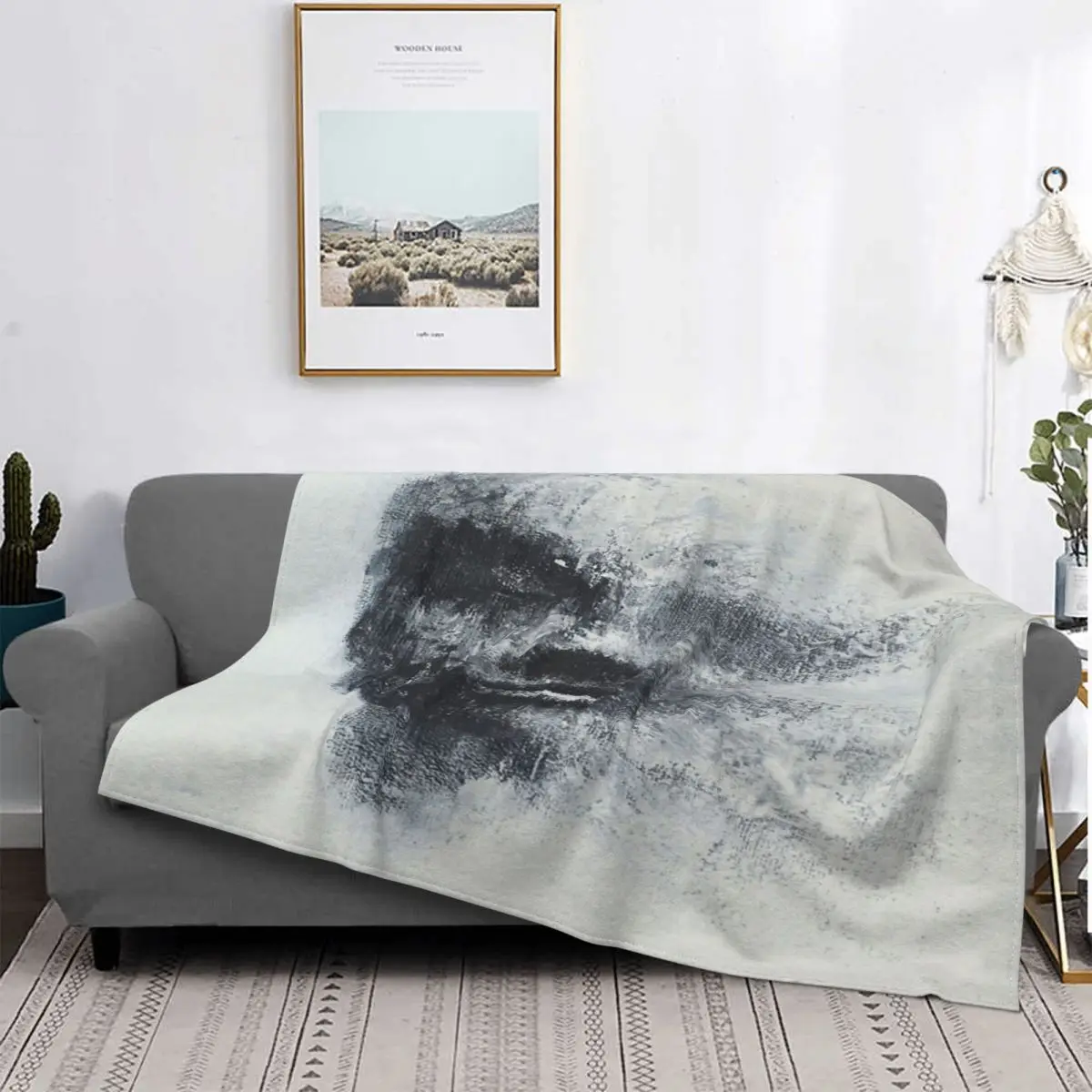 

Unfed Minds-Manta a cuadros para cama, colcha a cuadros para bebé, 150