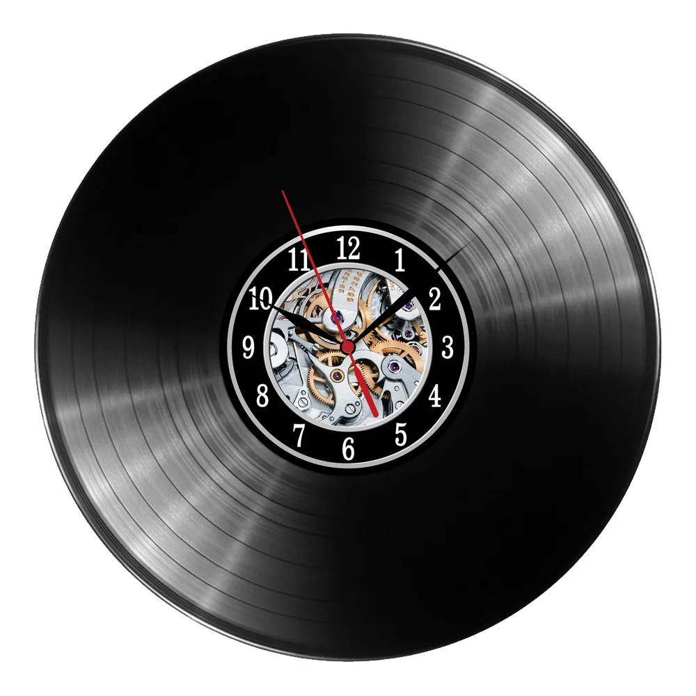 Домашнее украшение виниловые настенные часы с изображением собаки