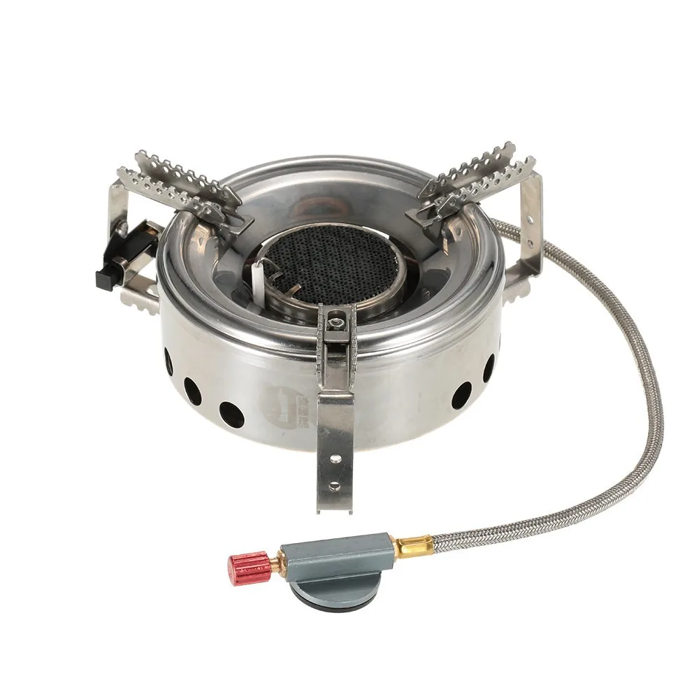 

180x50 MM Split Infrared Strong Fire Outdoor Gas Burner Windproof Stove Portable Tourist Camping Hiking Picnic Equipment