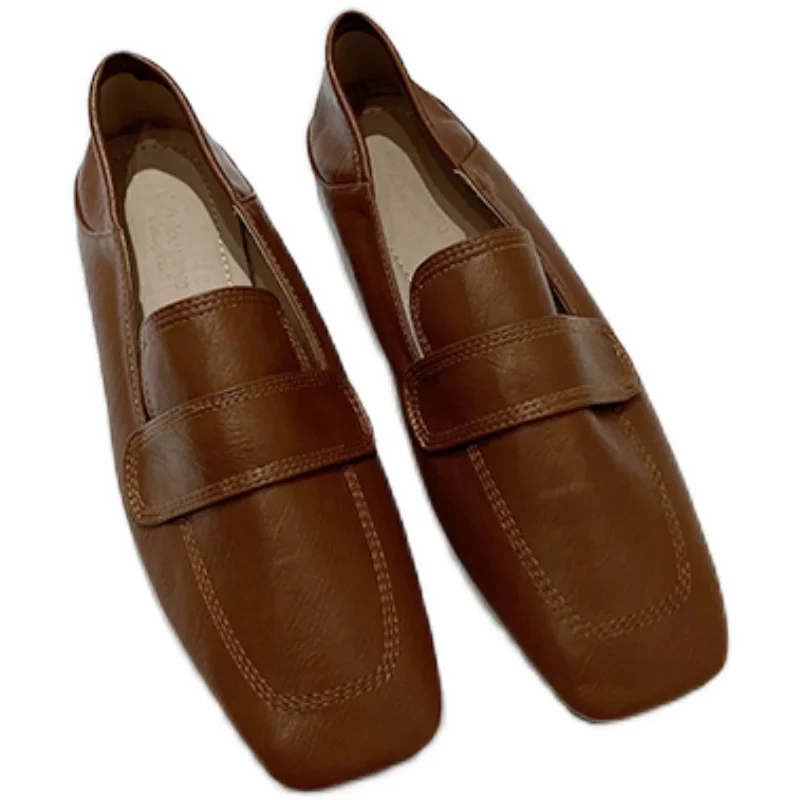 

Women shoes 2021 new simple flat casual shoes explosions small leather shoes