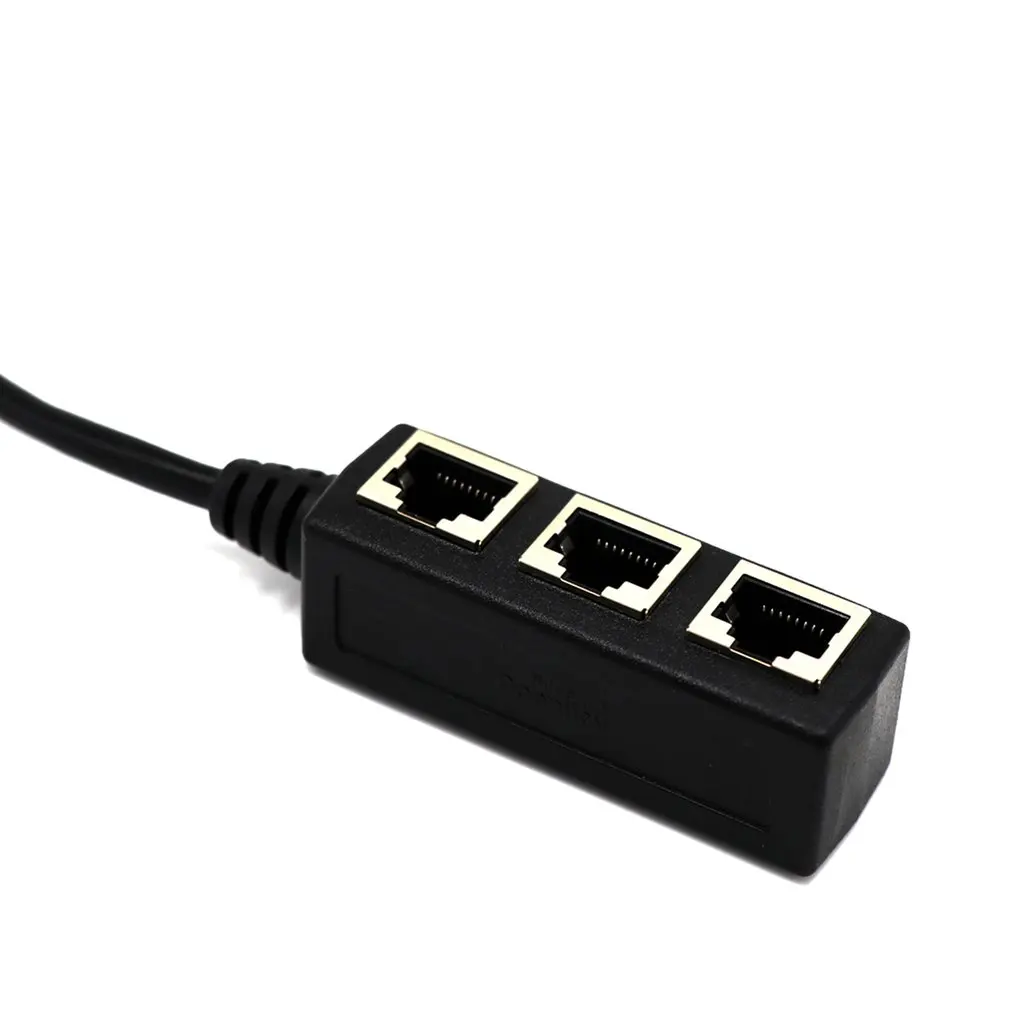 RJ45 Splitter Ethernet Cable Adapter 1 Male To 2/3 Female Port For Internet LAN Network Connector Wire | Электроника