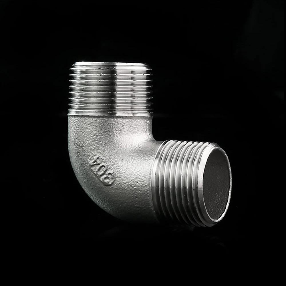 1/4 "3/8" 1/2 "3/4" 1 "1 1/4" 5 "2" BSPT Мужской (под углом 90 градусов) для 304