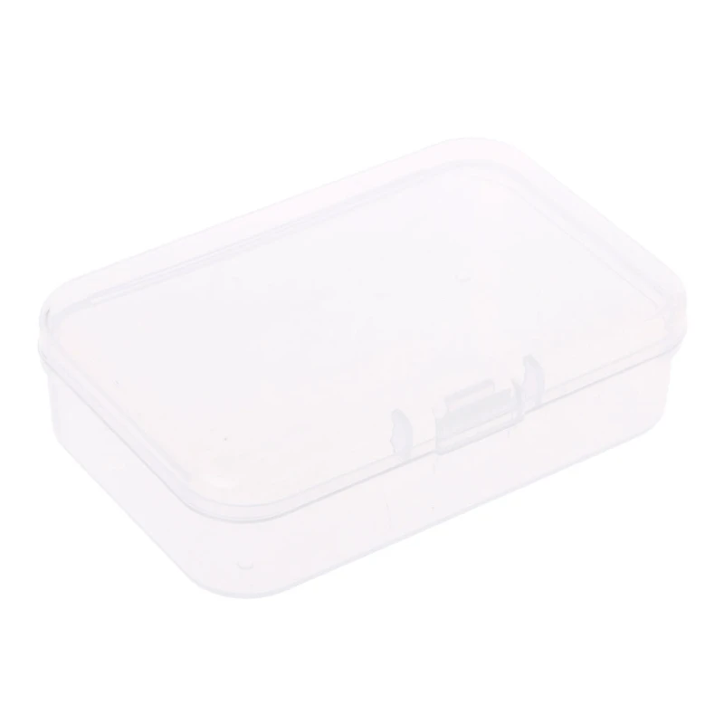 Transparent Plastic Storage Box Rectangle Jewelry Display Organizer Cards Case Hardware Accessory Container Fishing Tools Holder | Дом и сад
