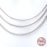 s925 sterling silver fashion clavicle necklace top quality sterling silver jewelry chain
