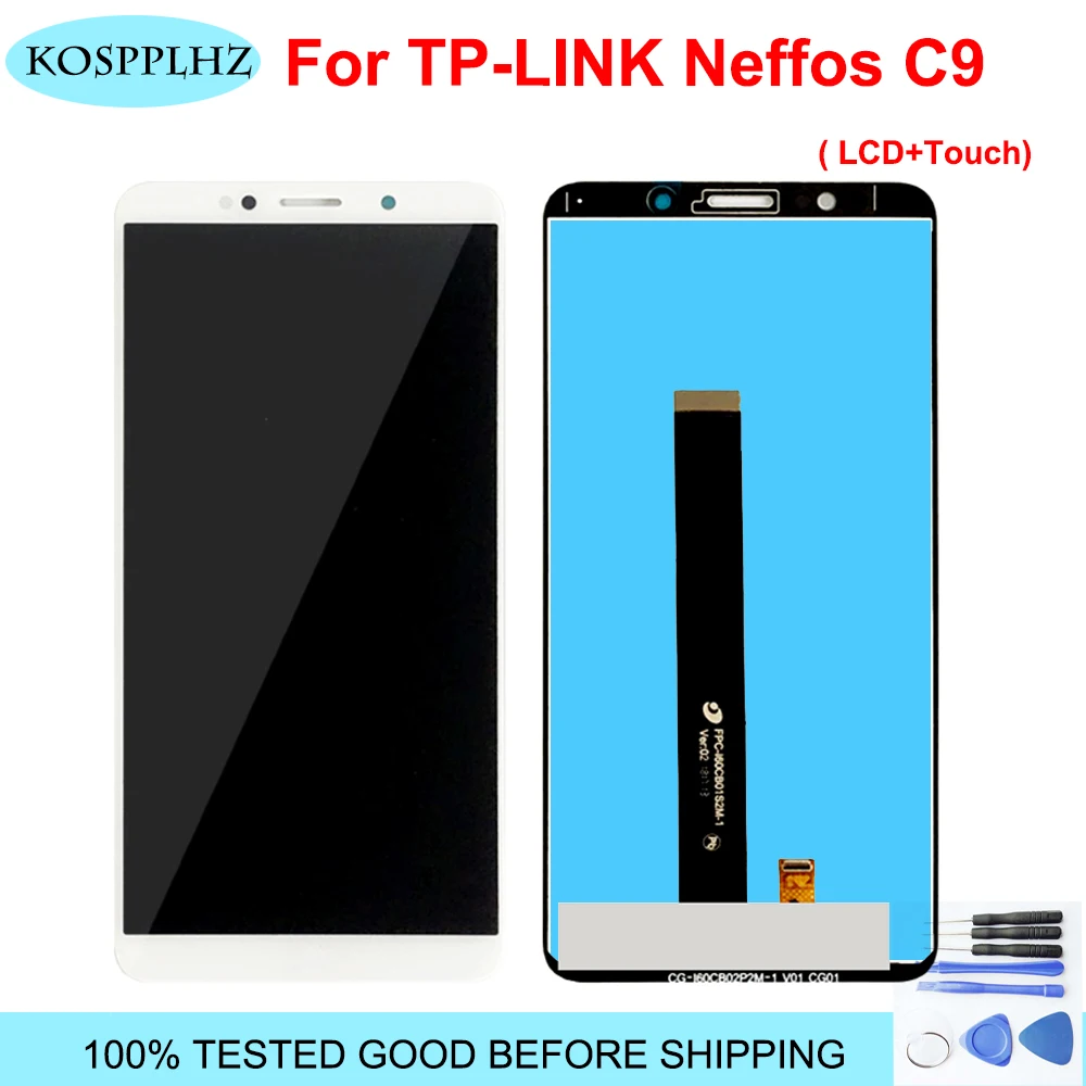 KOSPPLHZ для TP Link Neffos C9 ЖК дисплей и фотоэлемент без рамки 5 9 &quot100% подходит ремонта