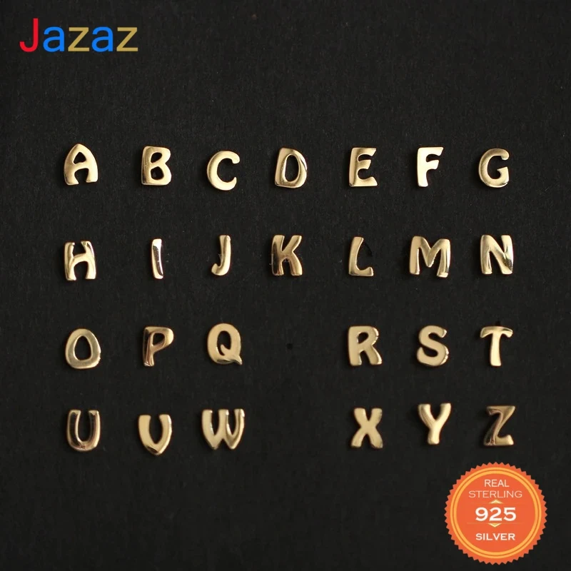 

Длинная Серебряная подвечерние ка для девочек, 26 букв, 14 к, D001401