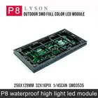 P8 наружный Полноцветный SMD СВЕТОДИОДНЫЙ видеоэкран панель 256 мм x 128 мм