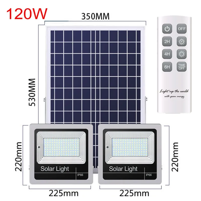 1 шт. потолочные светильник на солнечных батареях 200W 180W 150W 120W Светодиодный