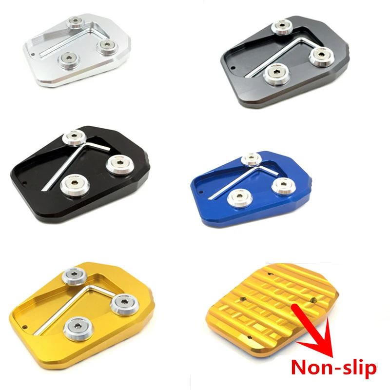 

MT-09 Motorcycle Kickstand Extension Kick Stand Plate for MT-09 FZ-09 2013 2016 Colors For Option