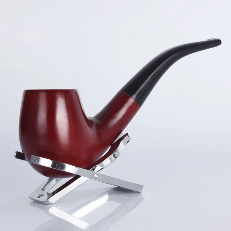 Новинка 1 шт. набор труб деревянная трубка для табака курительная красная