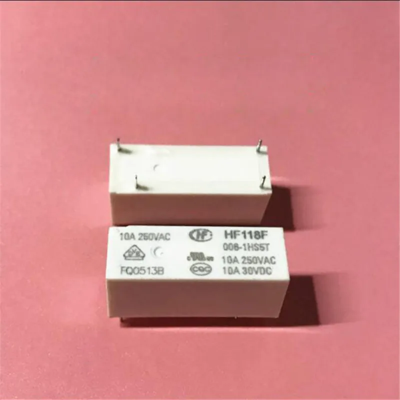 Реле HF118F 006 1HS5T HF118F0061HS5T 5VDC 10A 4PIN|Реле| |