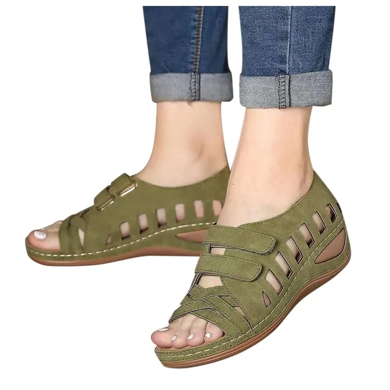 

Women Sandals 2020 New Summer Shoes Woman Soft Bottom Wedges Shoes For Women Platform Sandals Heels Gladiator Sandalias Mujer