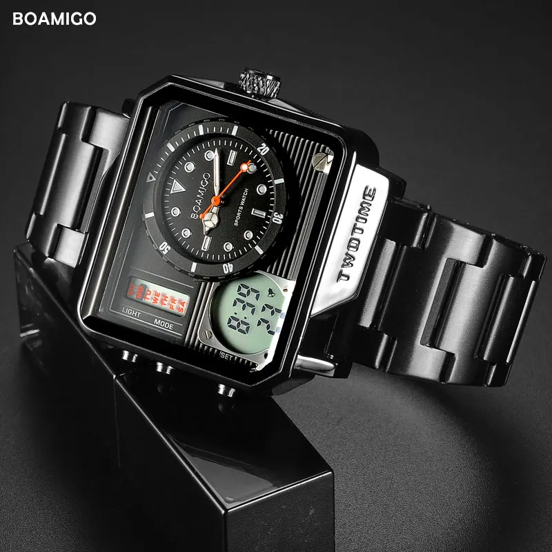 Новинка 2019 модные роскошные мужские часы от лучшего бренда BOAMIGO