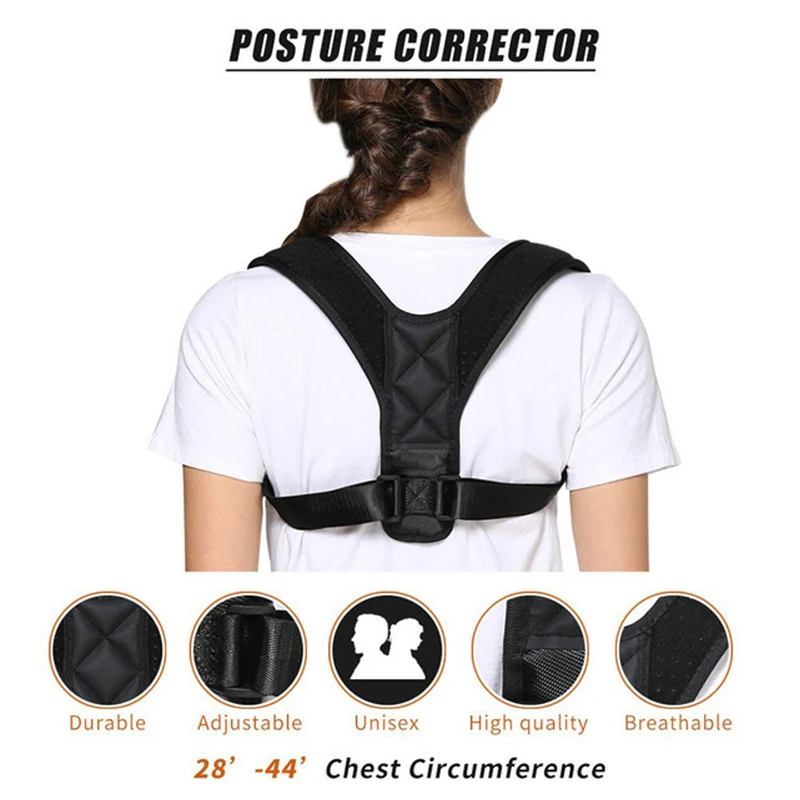 

Adjustable Posture Corrector Protection Spine Pain Relief Correction Belt Spine Back Shoulder Lumbar Corset Posture Correction