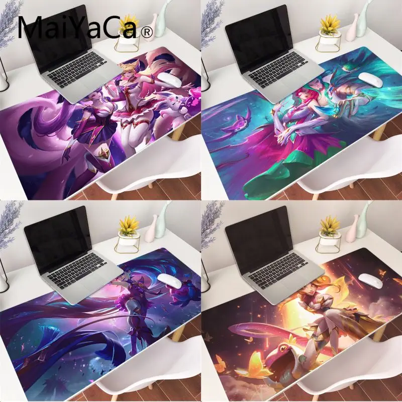 Коврик для мыши MaiYaCa Star Guardian Splash Art XXL коврик ноутбука Настольный pc gamer completo lol/world of
