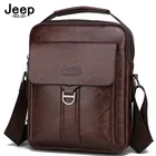 Сумка на плечо JEEP BULUO мужская из спилковой кожи, мессенджер, тоут, роскошная брендовая Сумочка для путешествий
