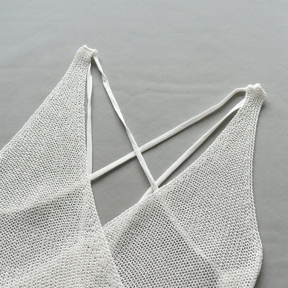 

2021 New Knitted Beach Cover Up Women Long Beach Dress Tunics Bikini Cover Up Swimsuit Cover Up Beach Wear Beachwear Female Robe