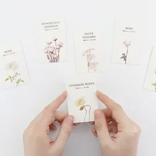 28 шт./кор. Mirabel садовые карты красивые цветы креативные lomo маленькие открытки открытка-приглашение на праздник Универсальный
