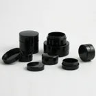 10 шт. 12351020 г портативные мини-банки, коробочка для макияжа, дизайн ногтей, косметика, бисер, контейнер для хранения, черная Дорожная банка для крема, портативный