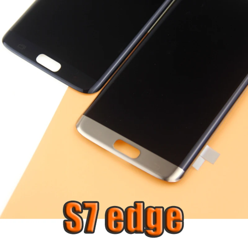 5,5 дюймов супер AMOLED ЖК-экран для SAMSUNG Galaxy S7 edge дисплей G935 SM-G935F ЖК с сенсорным дигитайзером