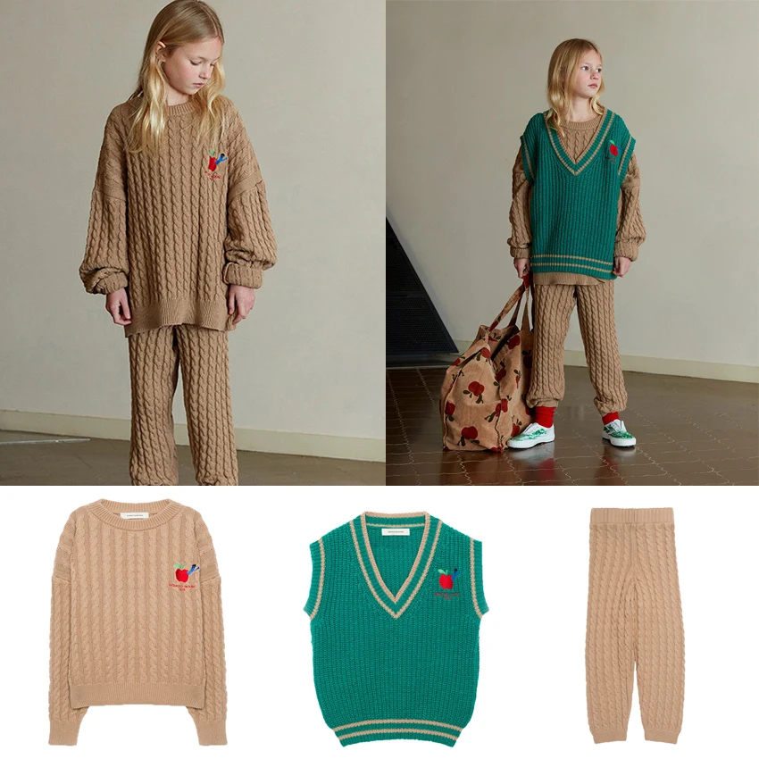 

Новинка 2021, Свитера для маленьких мальчиков и девочек, дышащие вязаные детские свитера, хлопковая одежда для маленьких мальчиков и девочек, ...