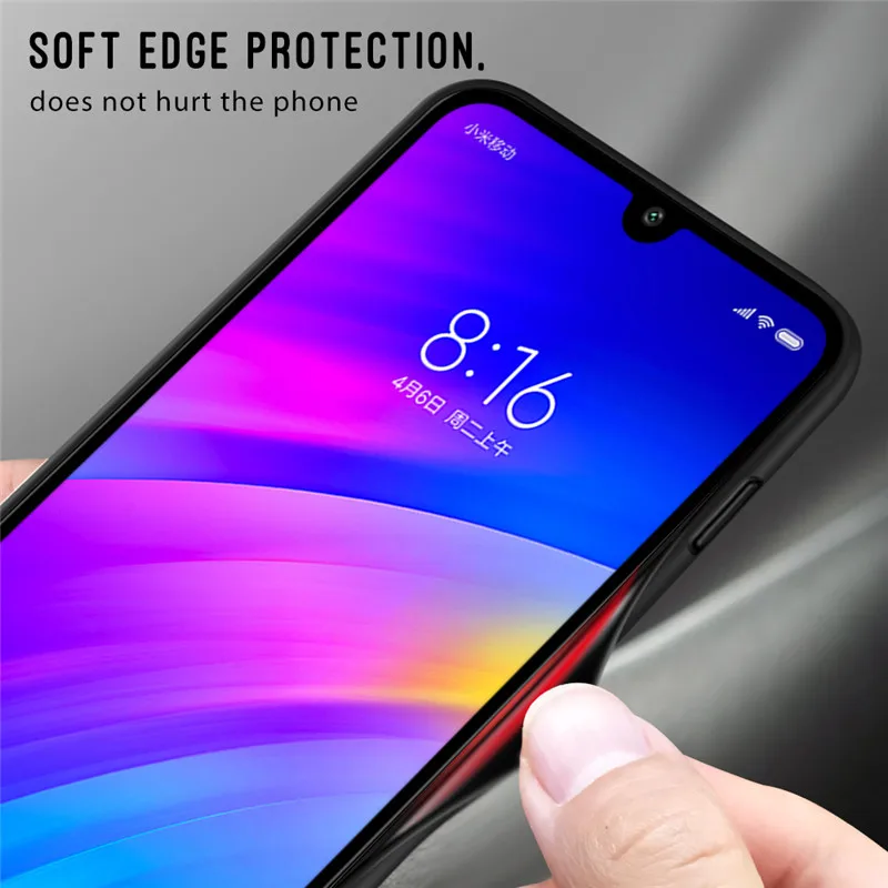 Tempered Glass Case For Xiaomi Redmi Note 7 5 6 K20 Pro 7A Luxury Phone Cover Mi 9 SE Coque | Мобильные телефоны и