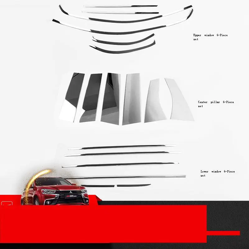 

Para Auto Decoration Exterior Accessories Car Sticker Window Body 2013 2014 2015 2016 2017 2018 2019 2020 FOR Mitsubishi ASX