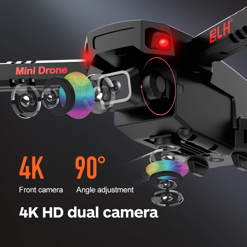 k9 мини дрон с разрешением 4k hd дв