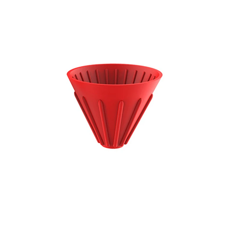

Rainbow Sugar Color Coffee Drip Filter Cup Barista Silica Reversible Foldable Outdoors 1-2 People Coffee Dripper Filter Cup