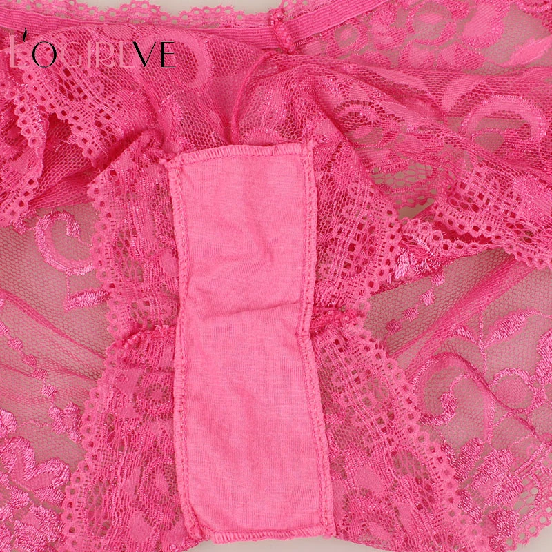 

Logirlve 3pcs Women Briefs Lace Seamless Underwear Heathy Panties Girls Soft Comfort Lingerie Female Large Size Underpants