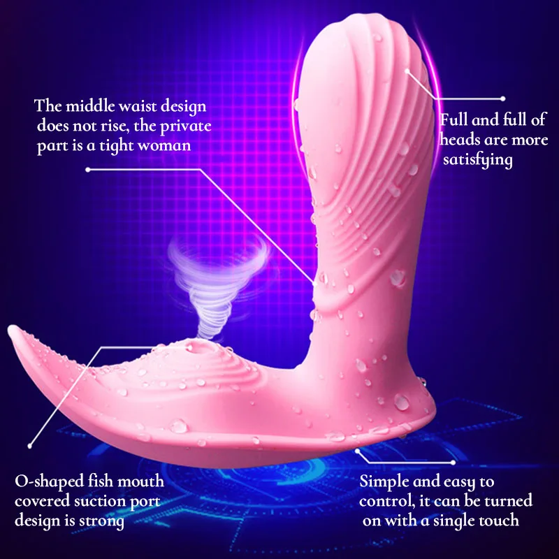 Вибратор для сосания влагалища 8 скоростей Вибрирующая присоска орального секса