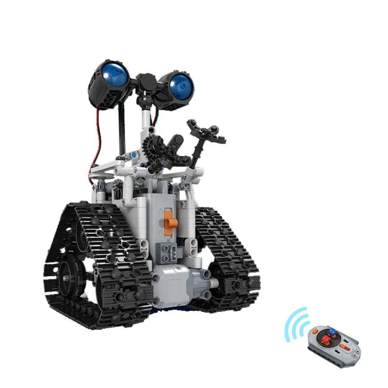 PUWEI 408PCS Creative Remote Control Robot Electric Building Blocks Technical Intelligent Bricks Children Toys Xmas Gifts | Игрушки и
