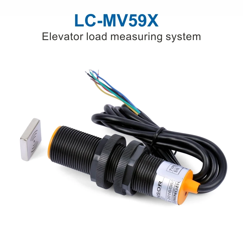 

LC-MV59X Cylindrical Hall Effect Proximity Magnetic Sensor Switch Elevator Load Weighing Device Under Ooveable Elevator Lift