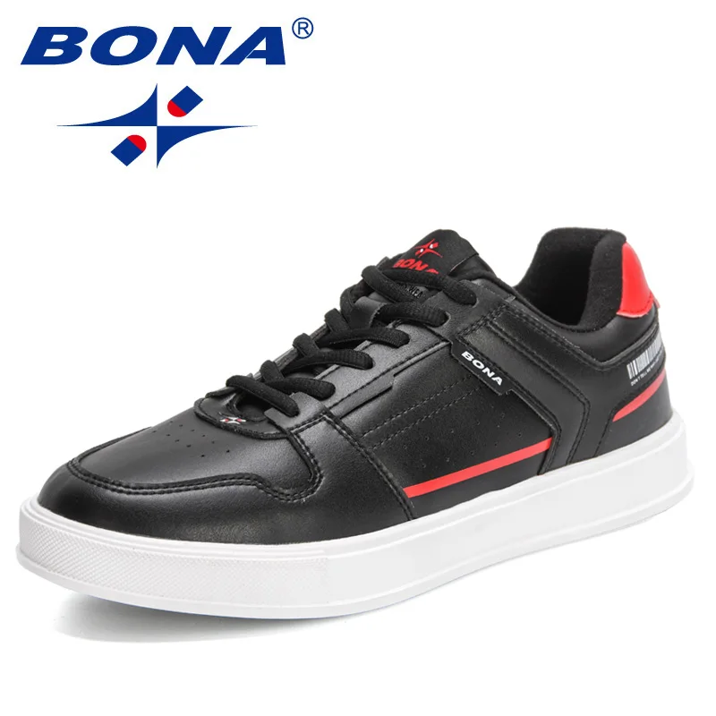 

BONA 2022 New Designers Trendy Skateboarding Shoes Sneakers Men Thick Sole Sport Shoes Man Jogging Footwear Zapatillas Hombre