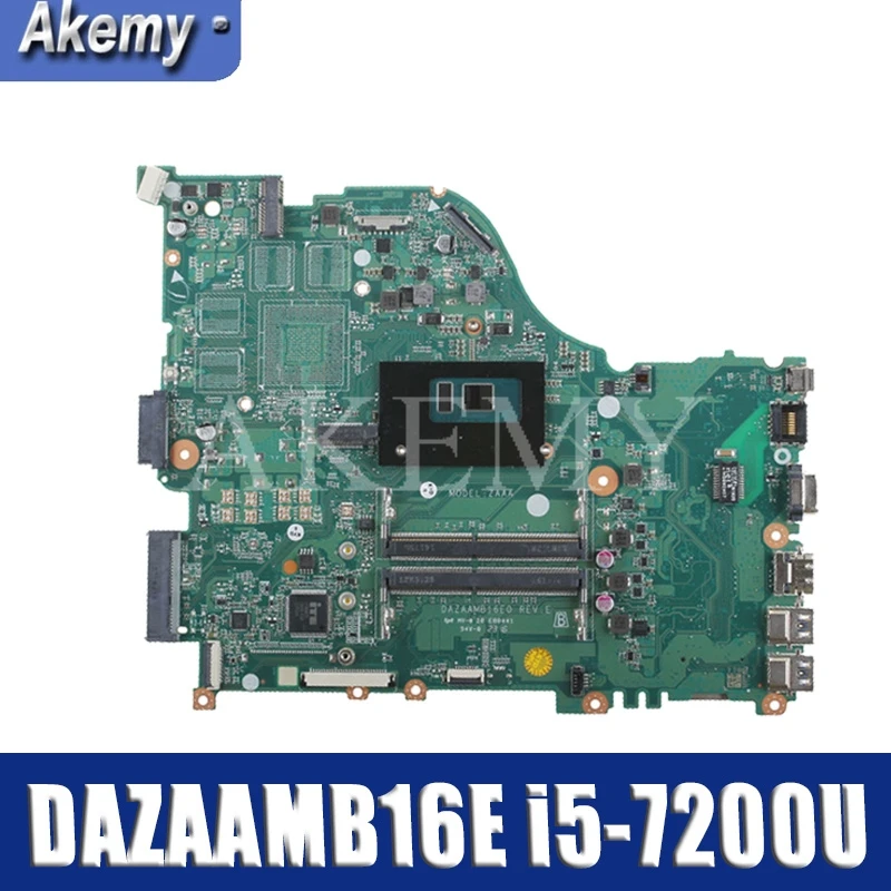 

For Acer Aspire E5-575 Laptop Motherboard With i5-7200U 2.5GHz CPU DAZAAMB16E0 DDR4 NBGD311006 NB.GD311.006 100% TESED OK