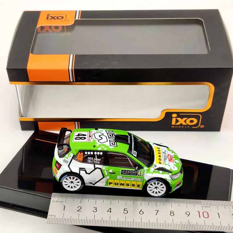 IXO 1:43 для Skoda Fabia R5 #48 Rallye Monte Carlo 2016 RAM628 Ограниченная серия литье под давлением