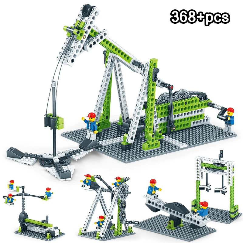 Хит 4 в 1 обучающая игрушка Робот строительные блоки Детская изобретатель Learnin