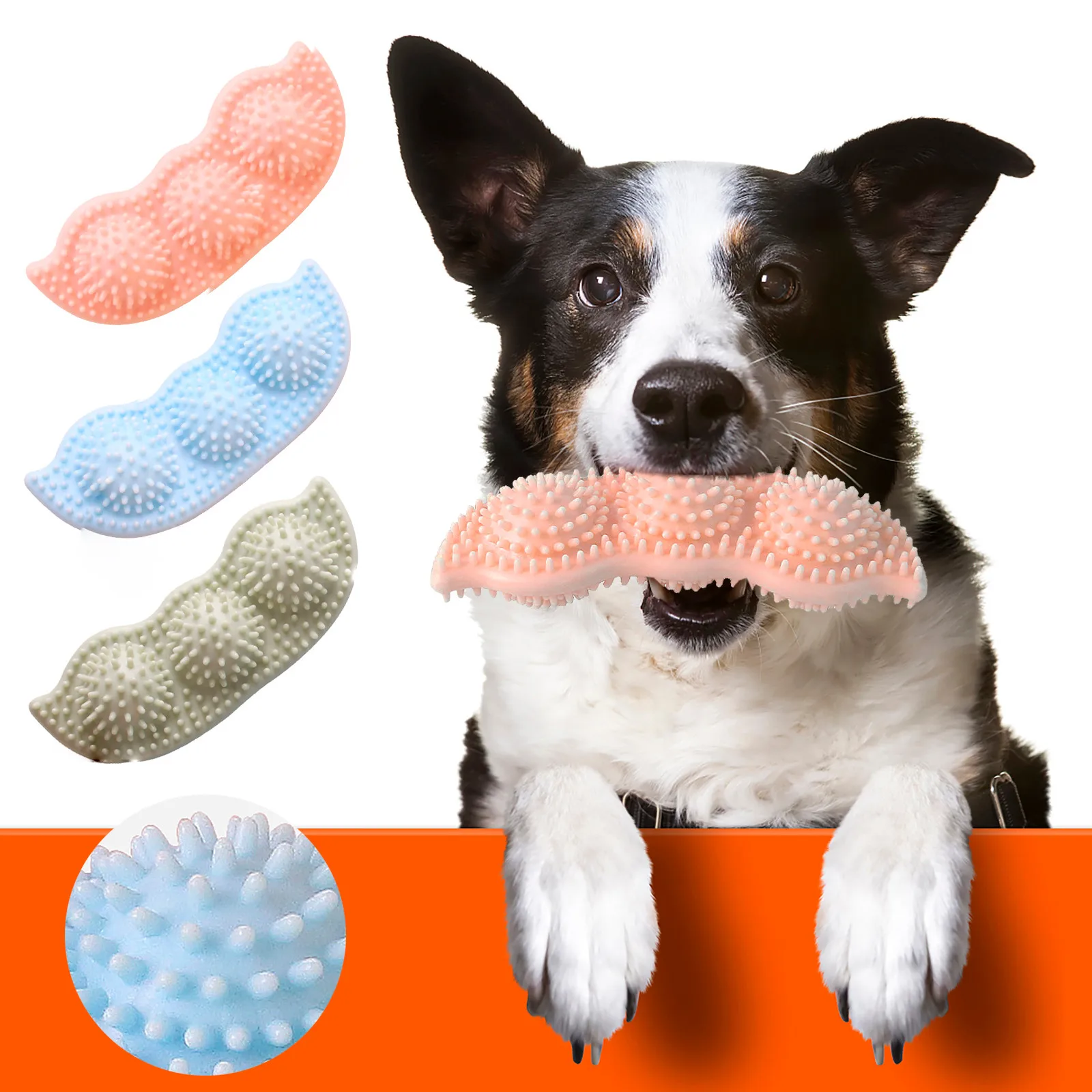 Скрипучий игрушки собаки красные синие поросенок зеленая лягушка жевательная