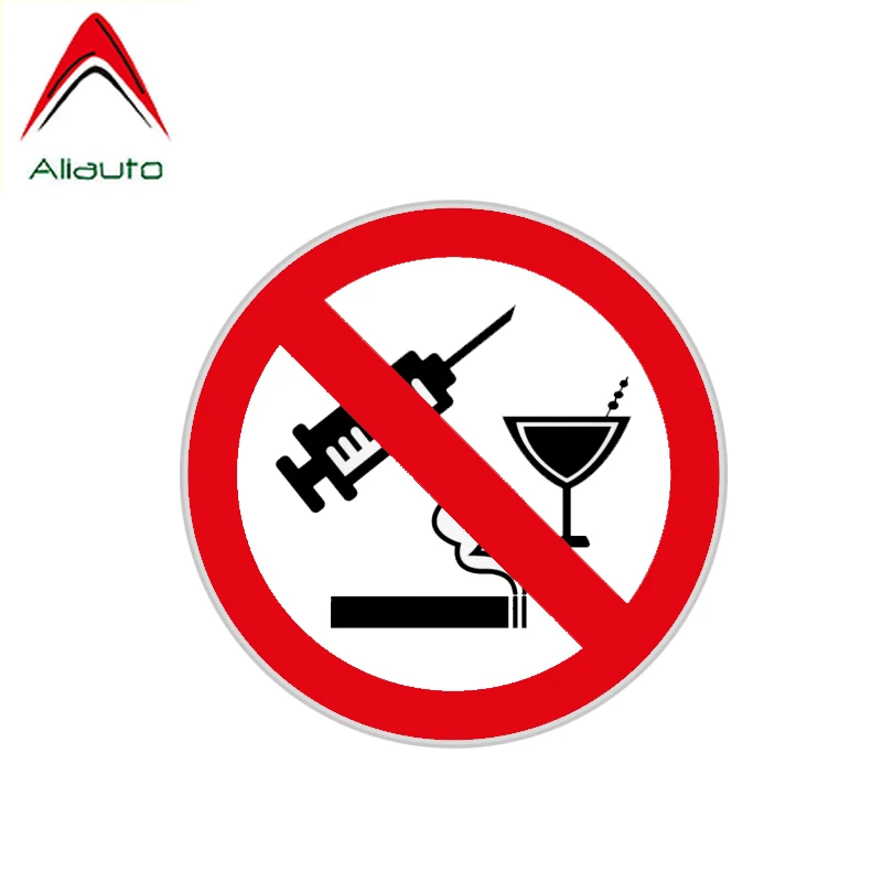 Aliauto забавная Автомобильная наклейка без табака аксессуары для курения алкоголя