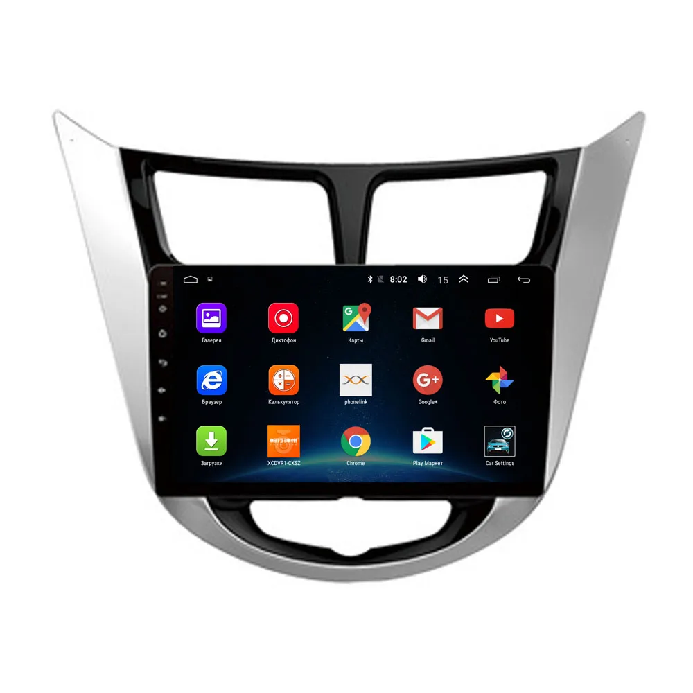 Автомобильный мультимедийный Dvd плеер R Way Android Gps для Hyundai Solaris Accent Verna 2010 2011 2015 2016 2