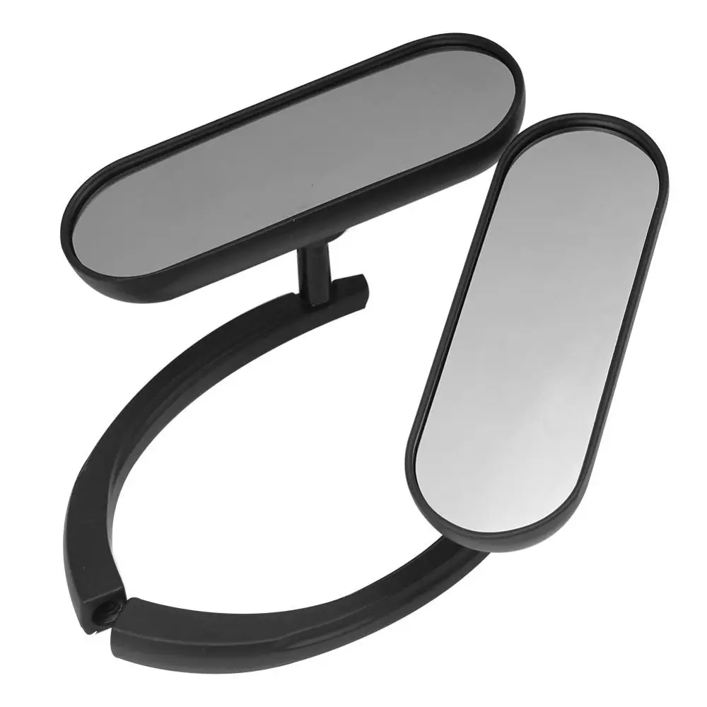 1 пара универсальные овальные боковые мини-зеркала заднего вида для мотоцикла