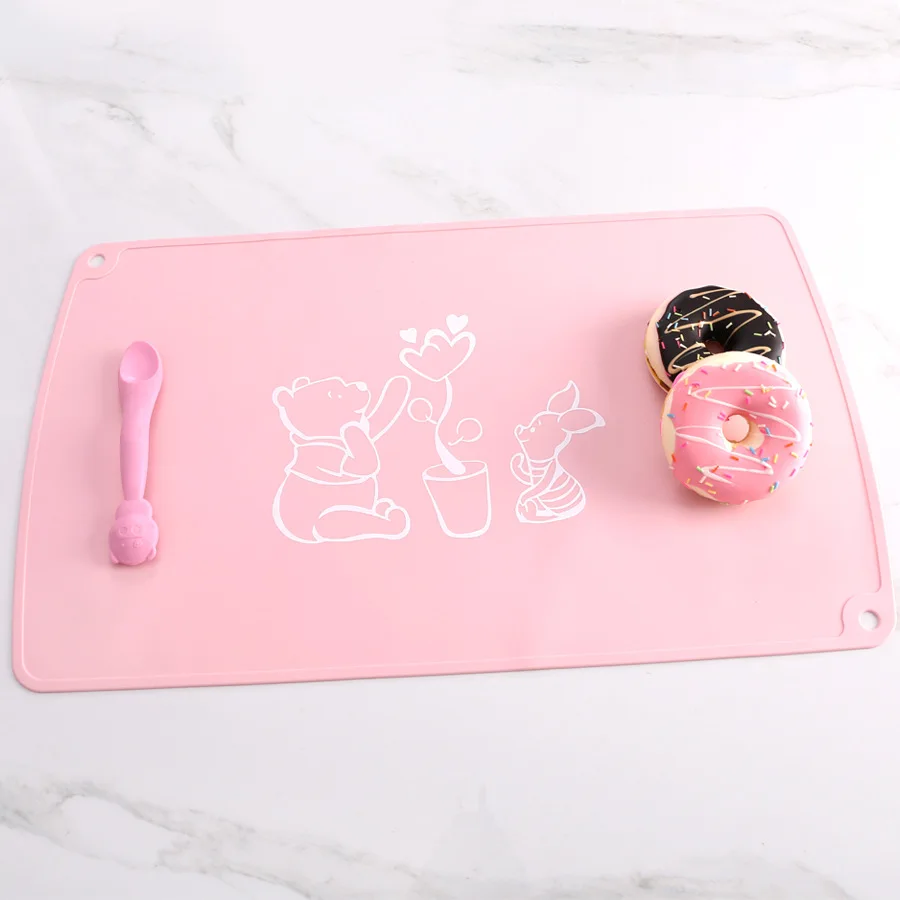 50*30 см детская изоляционная противень для еды пищевой мультфильм силиконовая