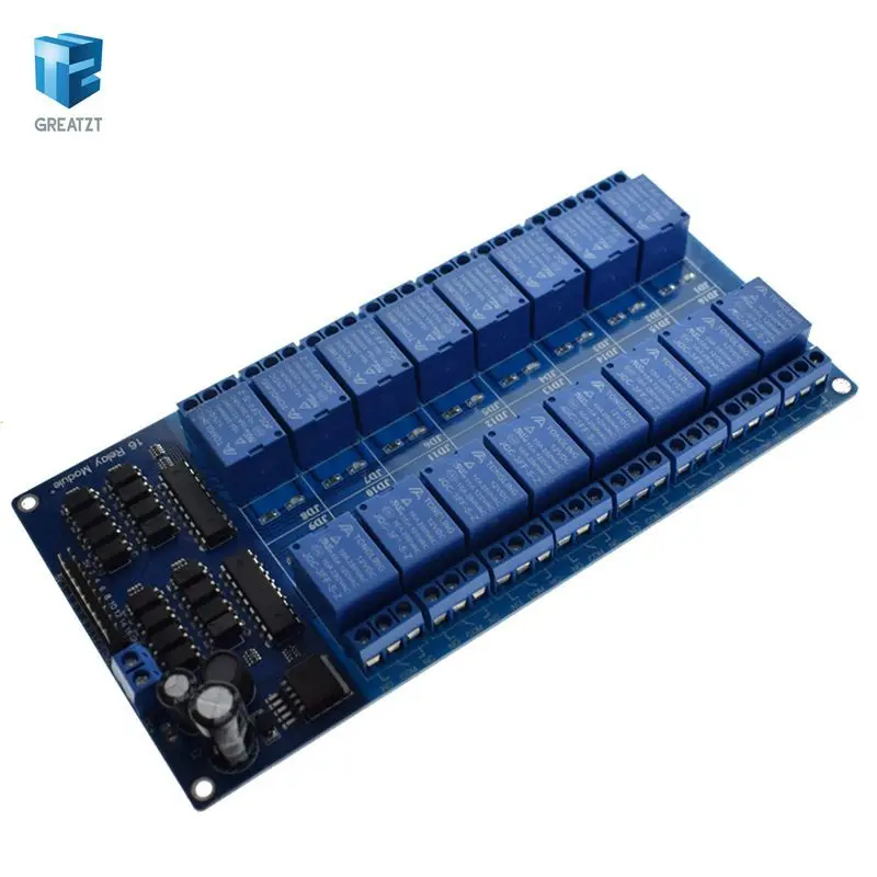 1 шт. 5 в 12 В 16 канальный релейный модуль для arduino ARM PIC AVR DSP электронный релейный ремень оптрон изоляция 16 дорога