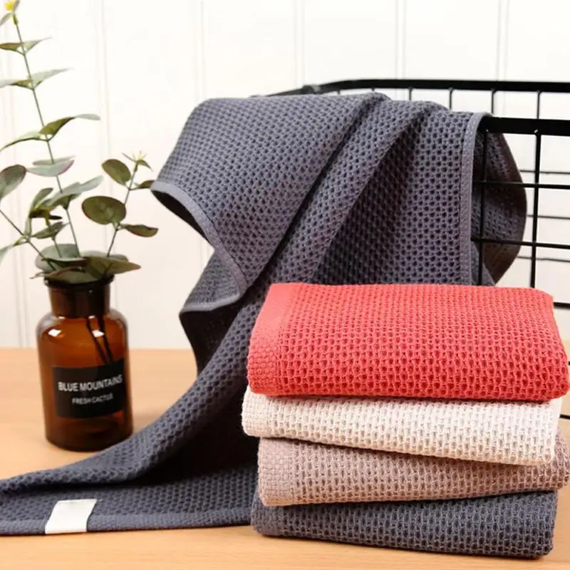 

1pcs 100% Cotton Hand Towels For Adults Hand Towel Face Towel Hair Towel Care Bathroom Sport Household Non-disposable Towel