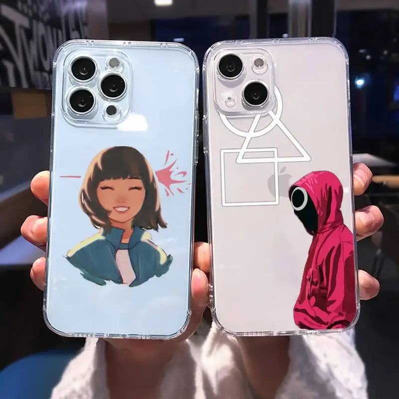 

Squid Game Jung Hoyeon Phone Case for iphone 13 12 11 pro max mini 6 6s 7 8 plus SE2020 X XR XS shell iphone 13 pro max case