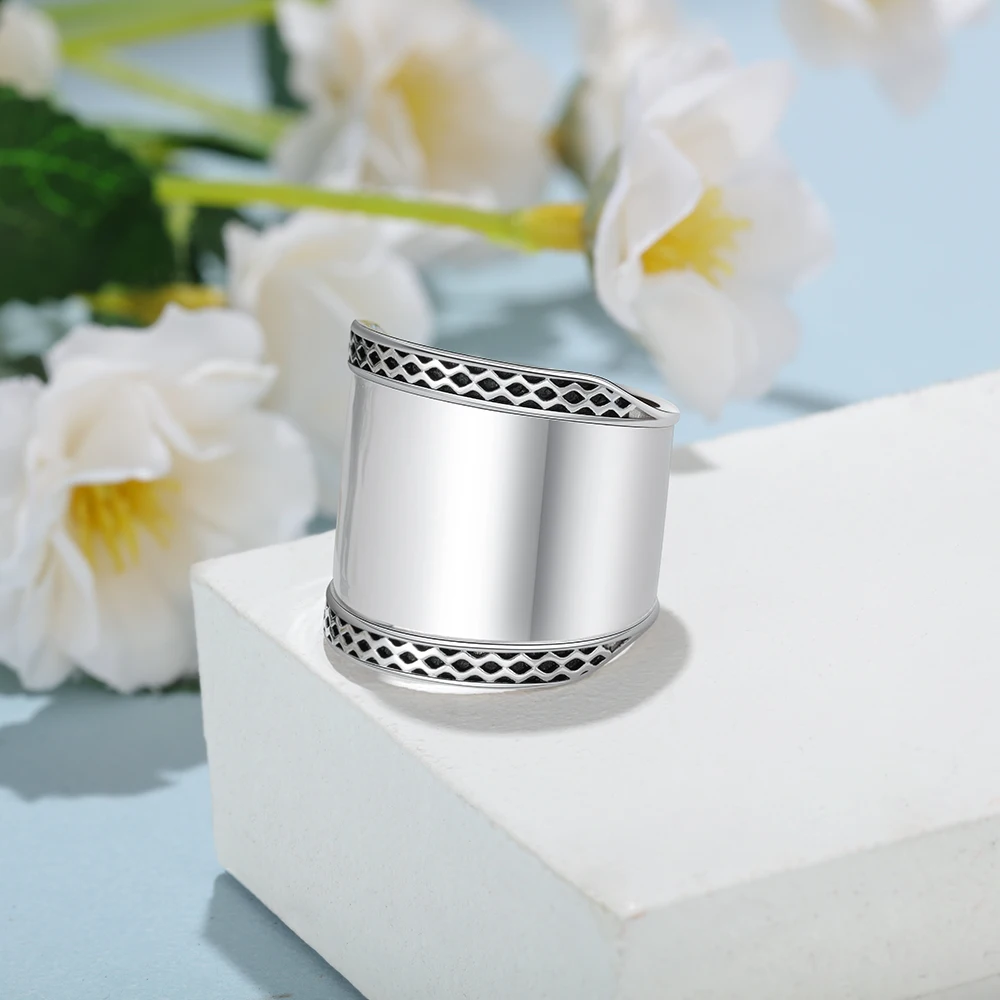 Винтажные кольца из стерлингового серебра 925 пробы свадебные с волнистым