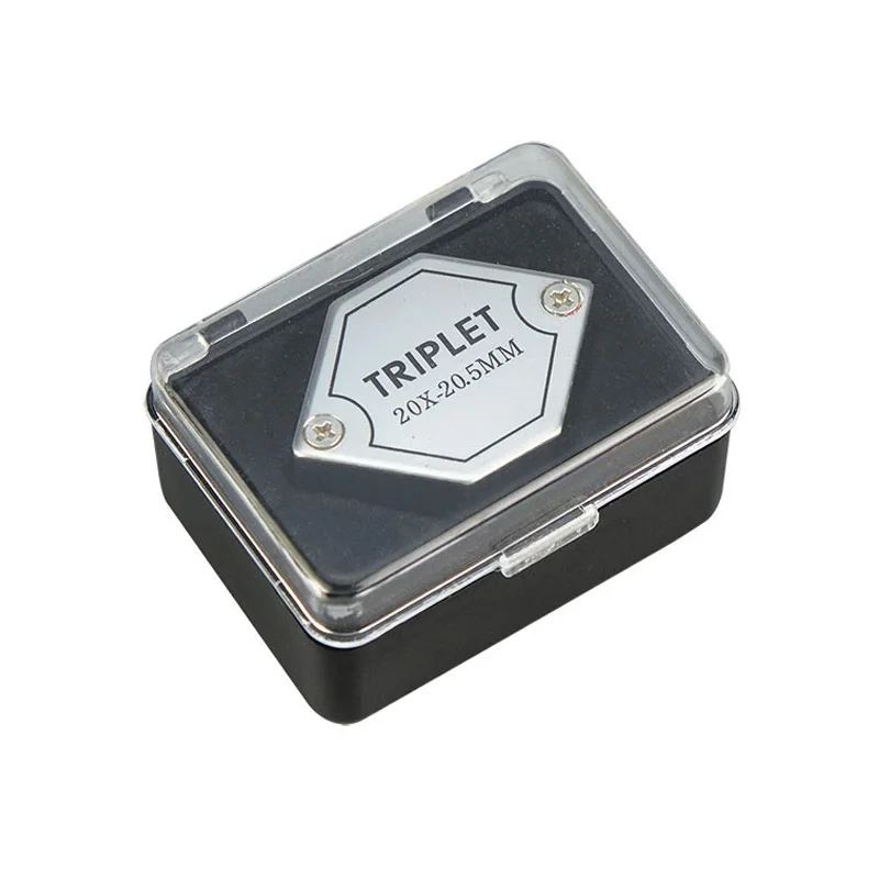 Портативные карманные ювелирные увеличители оптические стеклянные линзы