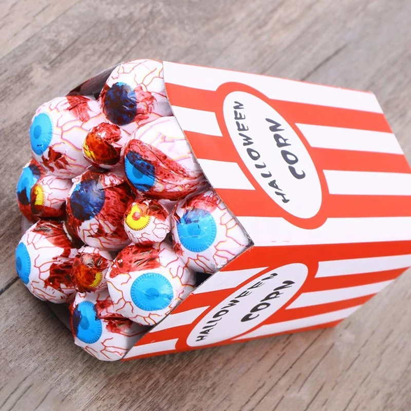 Хэллоуин Моделирование еда жуткий паук мышь кровавая пена глаза ужас попкорн